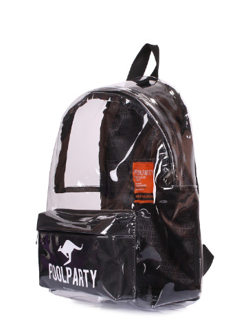 Прозорий рюкзак Plastic 43х30х13 см PoolParty (252416264)