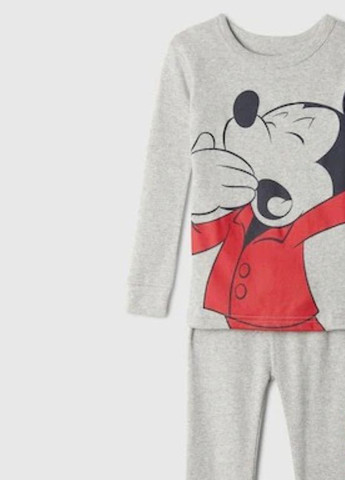 Серая всесезон пижама (лонгслив, брюки) лонгслив + брюки Gap
