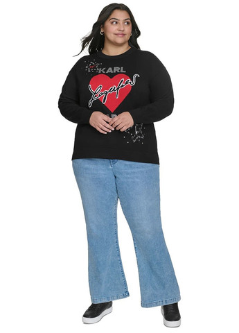 Чорний демісезонний джемпер джемпер Karl Lagerfeld