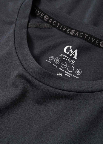 Черная футболка C&A