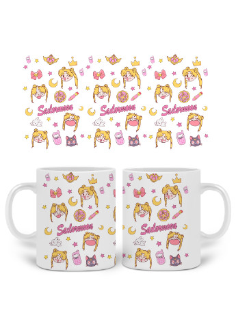 Кружка Сейлор Мун (Sailor Moon) 330 мл горнятко керамічне (20259-2911) MobiPrint (224806196)