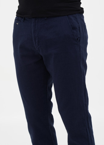 Темно-синие кэжуал демисезонные зауженные брюки Guess