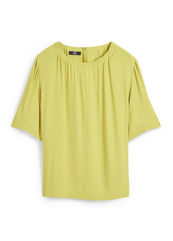 Салатовая блуза C&A