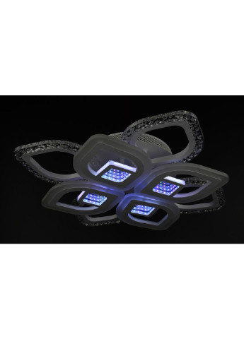 Люстра стельова LED з пультом A2721/4+4SQ-3D-wh Білий 10х44х44 см. Sunnysky (253628670)