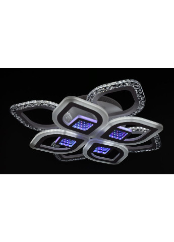 Люстра стельова LED з пультом A2721/4+4SQ-3D-wh Білий 10х44х44 см. Sunnysky (253628670)