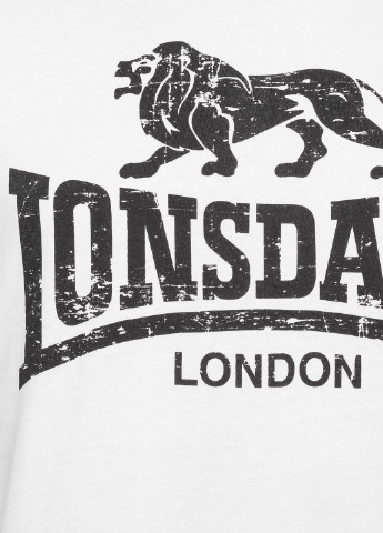 Белая футболка Lonsdale SILVERHILL
