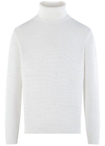 Белый демисезонный свитер Oodji