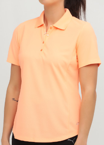Кислотно-оранжевая женская футболка-поло Greg Norman однотонная