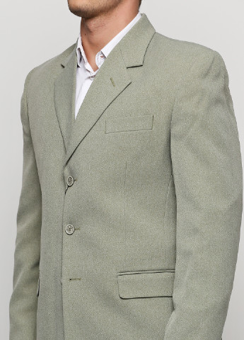Оливковий демісезонний костюм (піджак, брюки) брючний Galant