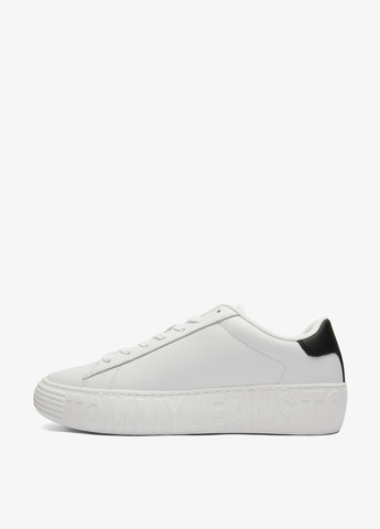 Белые кеды Tommy Jeans LEATHER OUTSOLE