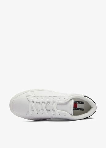 Белые кеды Tommy Jeans LEATHER OUTSOLE