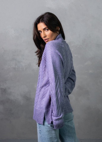 Сиреневый демисезонный свитер женский Bakhur Джемпер