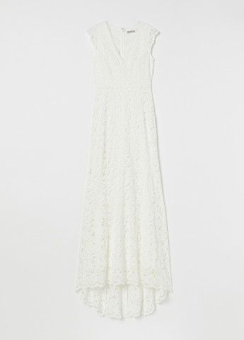 Білий вечірня плаття, сукня а-силует H&M однотонна