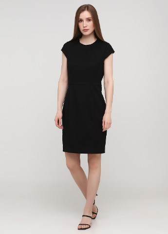 Чорна ділова сукня, сукня футляр H&M однотонна