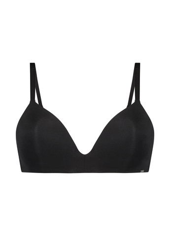Чёрный бесшовный бюстгальтер Hunkemoller без косточек полиамид