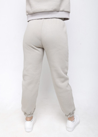Спортивные штаны женские на флисе серые теплые MDG свободная (254091017)