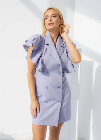 Лілова вечірня сукня сукня-сорочка FashionYouWant однотонна