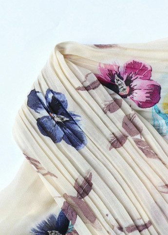 Комбінована кежуал сукня кльош SHEIN з квітковим принтом