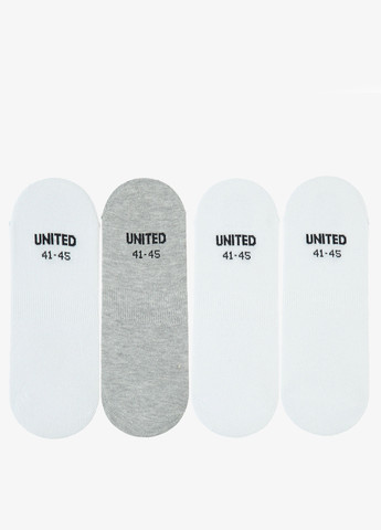 Комбинированные носки (4 пары) UNITED4 однотонные (329148644)