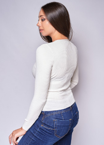 Белый демисезонный пуловер пуловер Madoc Jeans