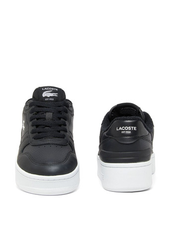 Кроссовки Lacoste T-Clip Platform чёрные демисезоны (329694572)