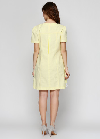 Лимонное кэжуал платье O'geni