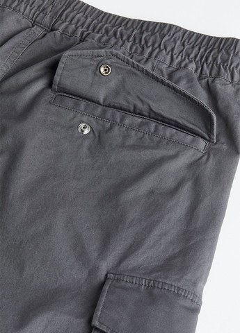 Серые кэжуал демисезонные джоггеры, карго брюки H&M
