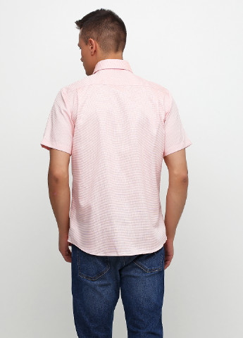 Розовая кэжуал рубашка в клетку Jacks с коротким рукавом