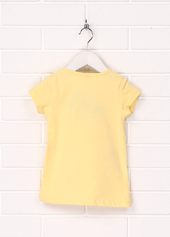 Желтая летняя футболка с коротким рукавом Dasilva Kids