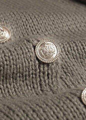 Коричневый демисезонный кардиган SHEIN