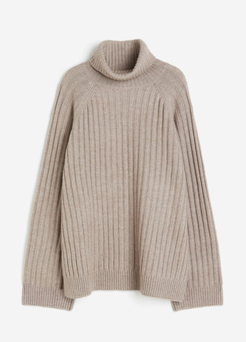 Бежевый демисезонный свитер джемпер H&M