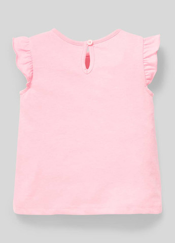 Розовая летняя футболка C&A