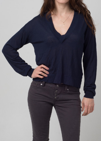 Темно-синій демісезонний джемпер пуловер H&M