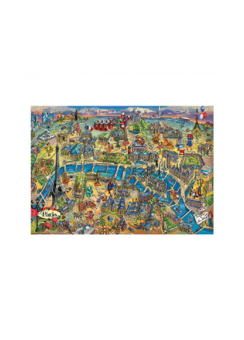 Пазл Карта Парижа 500 елементів (6336990) Educa (252406714)