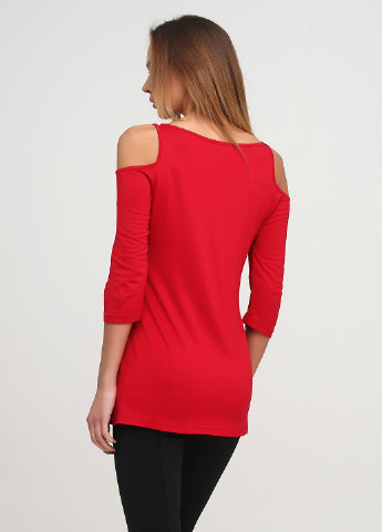 Красная летняя блуза Bodyflirt