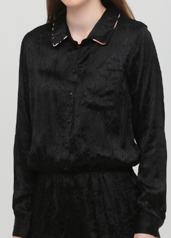 Комбинезон Asos комбинезон-шорты цветочный чёрный кэжуал вискоза