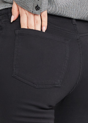 Черные кэжуал демисезонные зауженные брюки Armani Collezioni