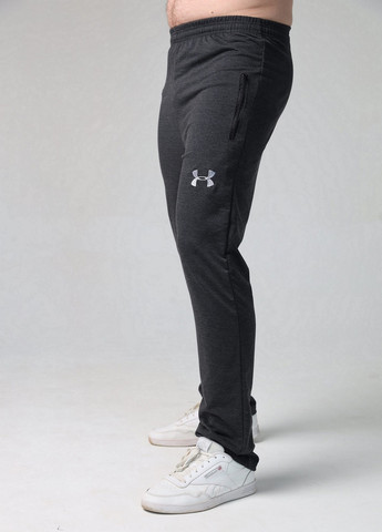 Серые спортивные демисезонные прямые брюки Time of Style