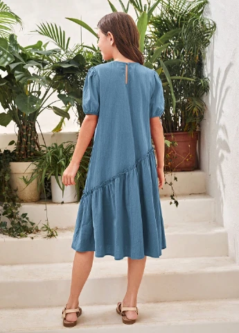 Бірюзова сукня SHEIN (331535990)