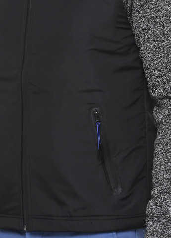 Черная демисезонная куртка Solid