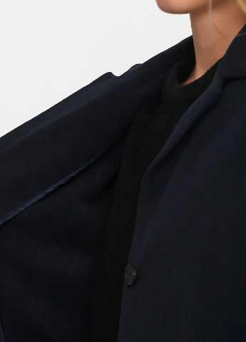 Темно-синє демісезонне Пальто однобортне H&M