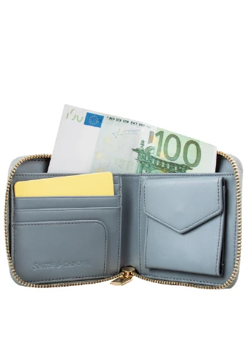 Жіночий шкіряний гаманець 9,5х10,5х2 см Smith&Canova (252127166)