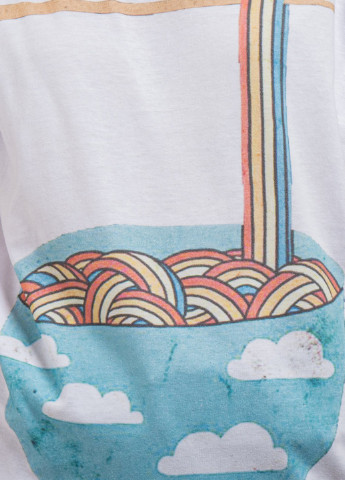 Біла футболка з принтом Ko Samui - (250382438)