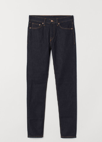 Индиго демисезонные зауженные джинсы H&M