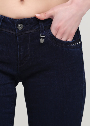 Темно-синие демисезонные скинни джинсы Only