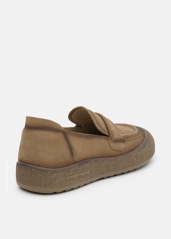 Lola Andy Туфли лоферы хаки з натуральный нубук, китай — демисезон (350195931)