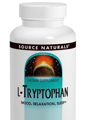 L-Триптофан 500мг,, 120 капсул Source Naturals (228292185)