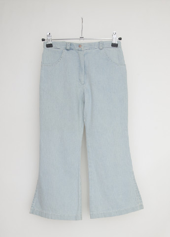 Голубые демисезонные прямые джинсы Pierre Cardin