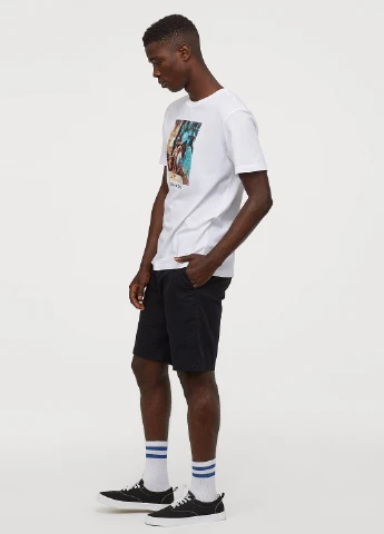 Белая футболка H&M