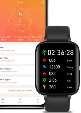 Умные Умные часы Smart DTX Pro Black кварцевые спортивные, умные UWatch (225878339)